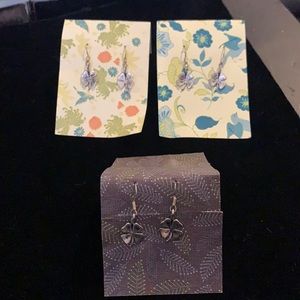 New Pewter Shamrock Earrings